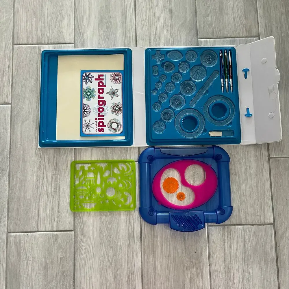 The Original Spirograph Deluxe Set 45+ Pieces with Storage Case & Pens - Ages 8+